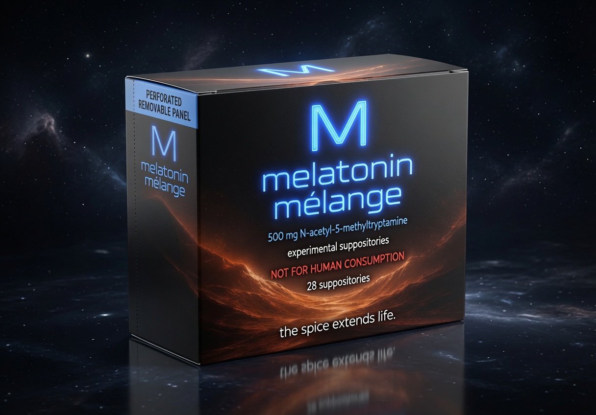 Melatonin Mélange Founder's Batch 500mg — limited Series 001 packaging
